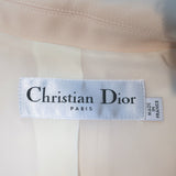 Christian Dior Bar Jacket Ivory Wool-Silk Size US 8 Single Breasted Blazer