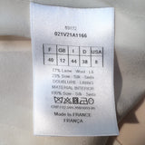 Christian Dior Bar Jacket Ivory Wool-Silk Size US 8 Single Breasted Blazer