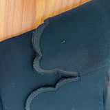 Moschino Cheap and Chic Scalloped Blazer Dark Brown Wool Size 44 Two-Button Jacket