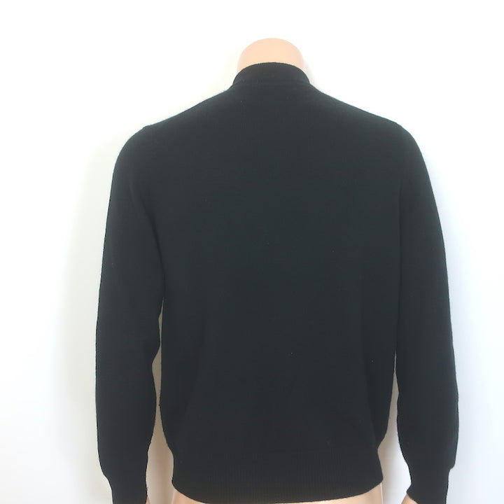 Brunello Cucinelli Cashmere Zip-Up Cardigan Black Size 48