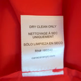 Cara Cara Ruby Smocked Midi Dress Red Cotton Size Small