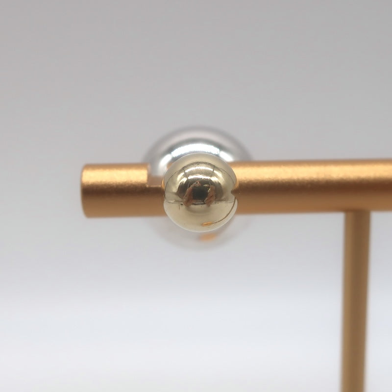 Christian Dior Tribales Two-Tone Mixed Metal Single Stud Earring Gold &amp; Silver