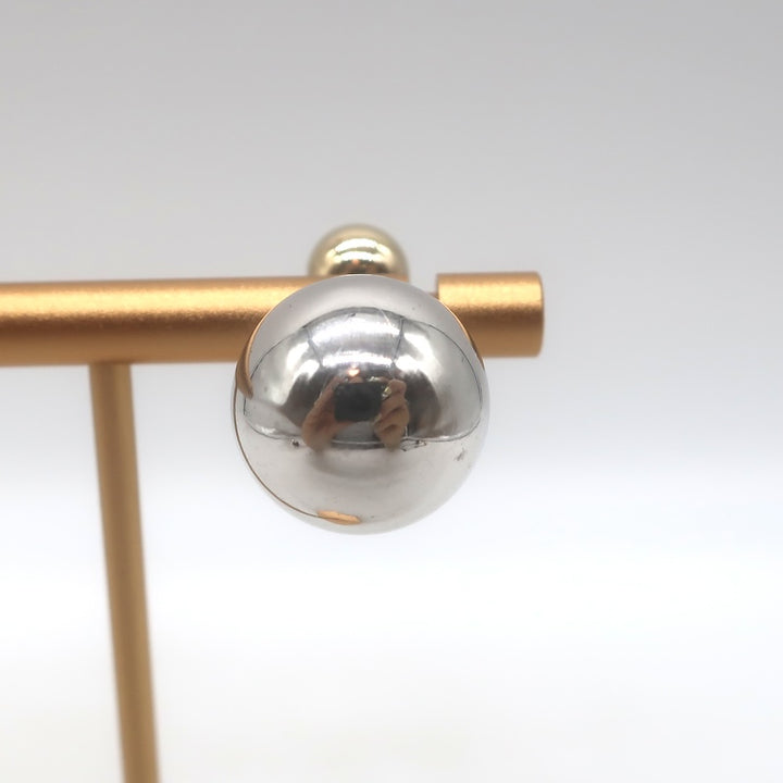 Christian Dior Tribales Two-Tone Mixed Metal Single Stud Earring Gold &amp; Silver