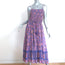 Spell & The Gypsy Juniper Smocked Midi Dress Purple Floral Print Size Medium