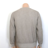 Brunello Cucinelli Ribbed Cashmere Raglan Sweater Taupe Size 48