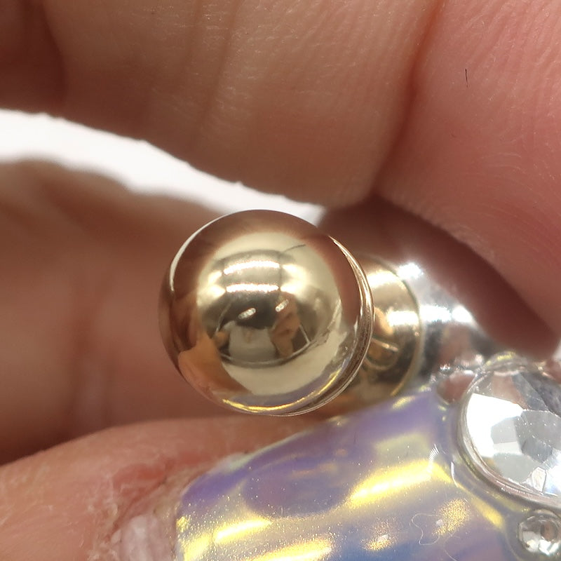 Christian Dior Tribales Two-Tone Mixed Metal Single Stud Earring Gold &amp; Silver