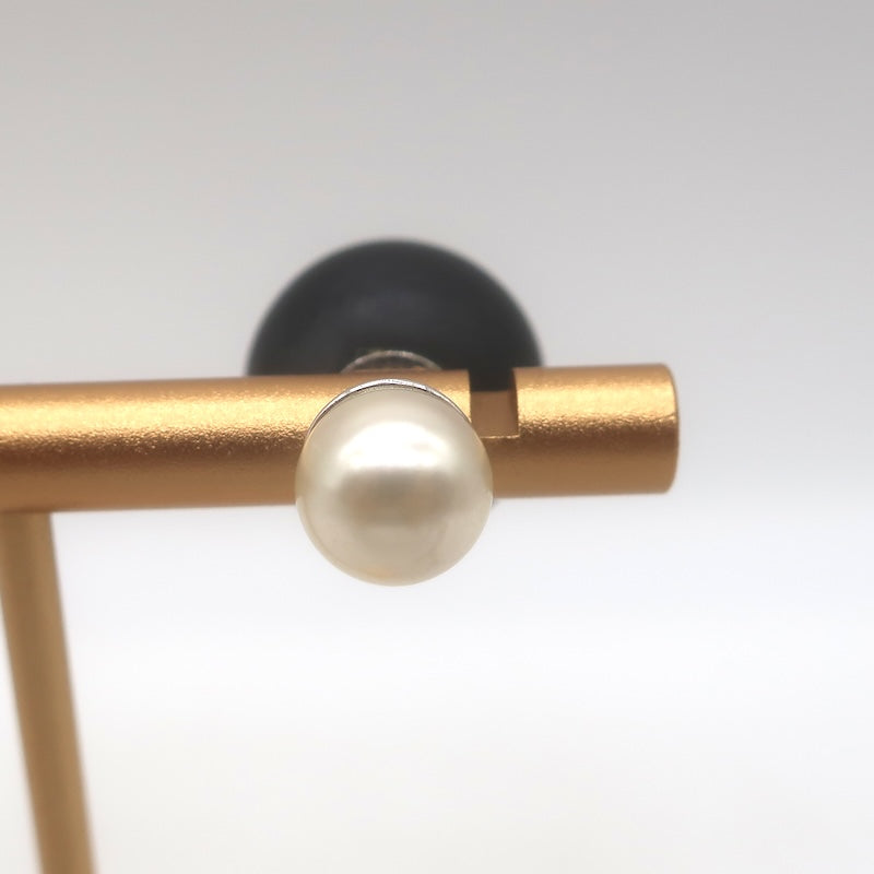 Christian Dior Tribales Faux Pearl &amp; Matte Black Single Stud Earring