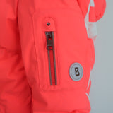 Bogner Drew-D Hooded Down Ski Jacket Fluorescent Pink Size 8