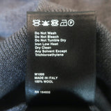 WARDROBE.NYC Oversized Crewneck Sweater Charcoal Merino Wool Size Small NEW