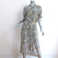 Zadig & Voltaire Rima Short Sleeve Midi Dress British Flowers Print Size Medium