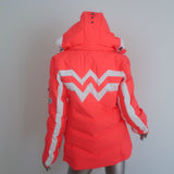 Bogner Drew-D Hooded Down Ski Jacket Fluorescent Pink Size 8