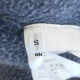 Alexander Wang Puff Logo Crewneck Sweatshirt Blue Size Small