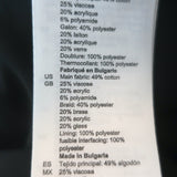 Sandro Dorinna Rhinestone-Trim Mini Shift Dress Black Tweed Size 34 NEW