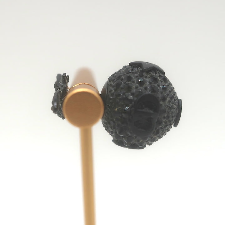 Christian Dior Tribales Crystal Bee Single Stud Earring Black