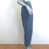 Alexander Wang Puff Logo Sweatpants Blue Size Extra Small