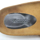 JW Anderson Chain Slide Sandals Brown Leather Size 41