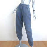 Alexander Wang Puff Logo Sweatpants Blue Size Extra Small