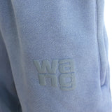 Alexander Wang Puff Logo Sweatpants Blue Size Extra Small