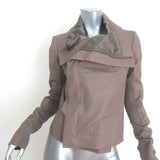 Rick Owens Classic Leather Biker Jacket DNA Dust Size 44 NEW