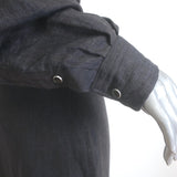 Isabel Marant Etoile Naxos Midi Shirt Dress Anthracite Linen Size 38