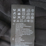 Sandro Claudine Pleated Pointelle Knit Mini Dress Black Size 34 NEW