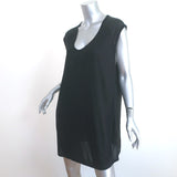 T by Alexander Wang Tunic Black Silk & Jersey Size Small Sleeveless Mini Dress