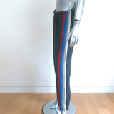 Aviator Nation 5 Stripe Sweatpants Charcoal Size Large