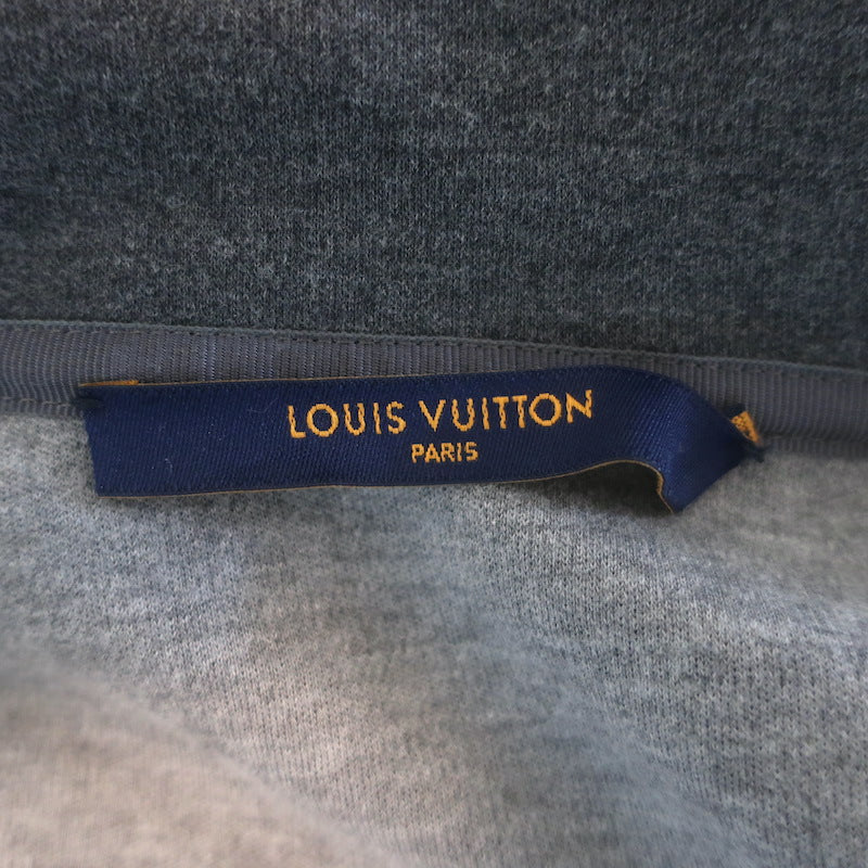 Louis Vuitton Double Face Travel Hoodie Dark Gray Size Small Zip-Up Sweatshirt
