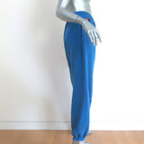 Aviator Nation 5 Stripe Sweatpants Ocean Blue/Rainbow Size Medium