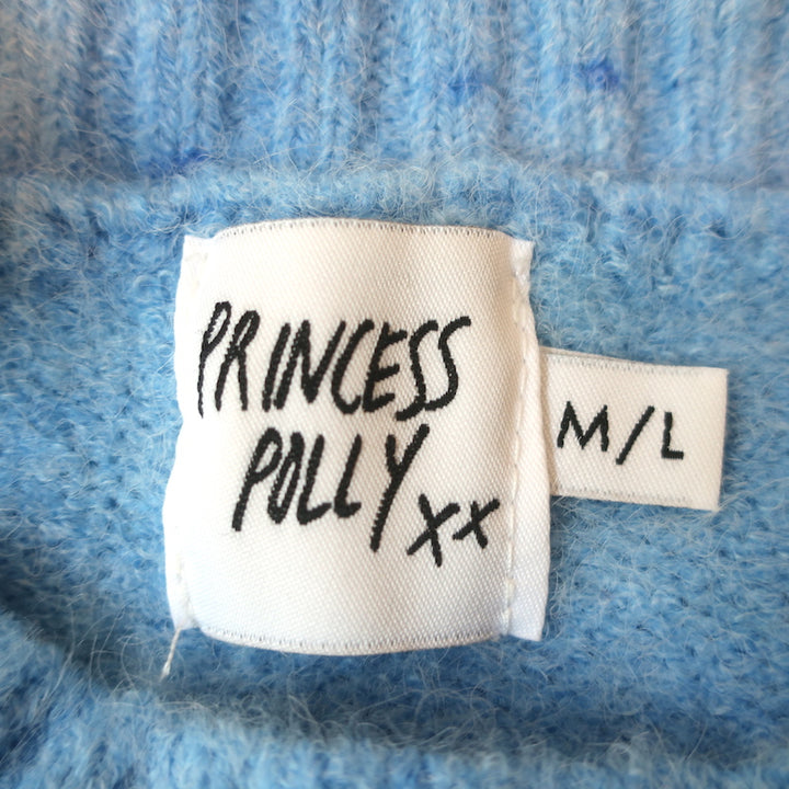 Princess Polly Tie Dye Sweater Cream/Multi Size Medium/Large Crewneck Pullover