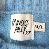 Princess Polly Tie Dye Sweater Cream/Multi Size Medium/Large Crewneck Pullover