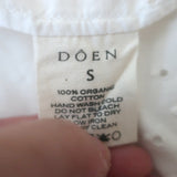 Doen Sterling Eyelet-Embroidered Puff Sleeve Mini Dress White Size Small