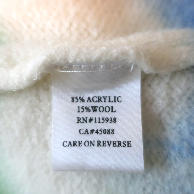 Princess Polly Tie Dye Sweater Cream/Multi Size Medium/Large Crewneck Pullover