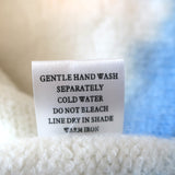 Princess Polly Tie Dye Sweater Cream/Multi Size Medium/Large Crewneck Pullover