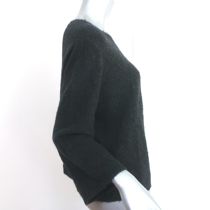 3.1 Phillip Lim Sweater Black Wool-Yak Stretch Knit Size Large
