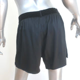 Tom Ford Boxer Shorts Black Velvet-Trimmed Silk Satin Size Medium
