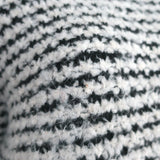 Isabel Marant Etoile Sweater Canelia White/Black Striped Boucle Knit Size 42