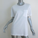 Chrome Hearts Logo-Neck T-Shirt White Size Medium Unisex