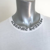 Chrome Hearts Logo-Neck T-Shirt White Size Medium Unisex