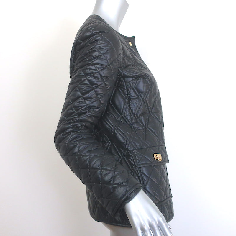 Salvatore Ferragamo Puffer Jacket Black Size 40