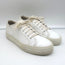Woman by Common Projects Tournament Low Top Sneakers White Leather Size 38