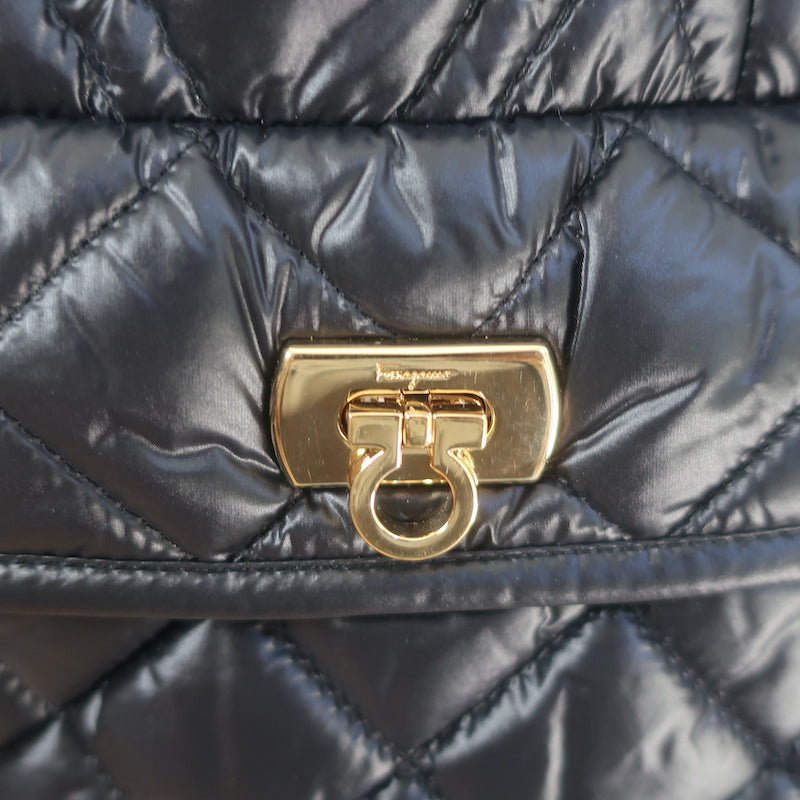Salvatore Ferragamo Puffer Jacket Black Size 40