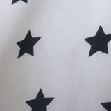 Self-Portrait Star Print Handkerchief Hem Midi Dress White Satin Size US 6