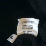 Ulla Johnson Tassel Hoodie Sacha Navy Cotton Size Petite Cropped Sweatshirt