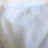 Chrome Hearts Logo-Neck T-Shirt White Size Medium Unisex