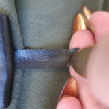 ANINE BING Army Jacket Olive Green Stretch Cotton Size Extra Small