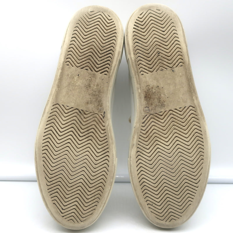 Woman by Common Projects Tournament Low Top Sneakers White Leather Size 38