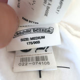 Chrome Hearts Logo-Neck T-Shirt White Size Medium Unisex