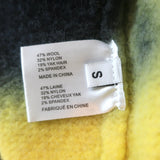 Proenza Schouler PSWL Dip Dye Sweater Green/Yellow Wool-Blend Size Small