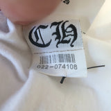 Chrome Hearts Logo-Neck T-Shirt White Size Medium Unisex